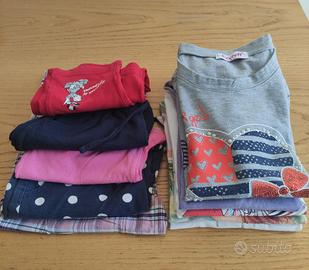 Lotto bambina 5-6 anni 110-116 cm.