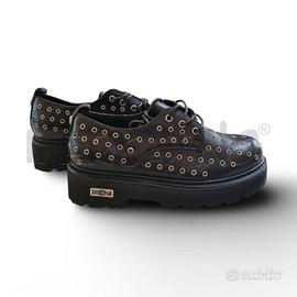 SCARPE DONNA CULT SLASH PELLE OCCHIELLI PLATFORM N