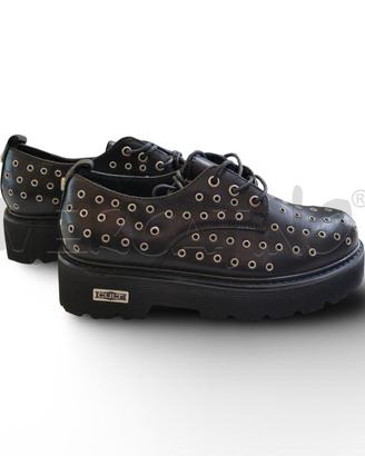 SCARPE DONNA CULT SLASH PELLE OCCHIELLI PLATFORM N