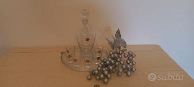 servizio da liquore in cristallo  Ivet Bleikristal