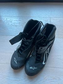 Scarpe karting nere alpinestar ottime