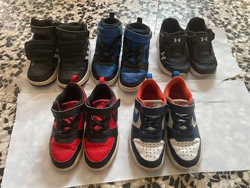 Lotto 5 paia scarpe bambino- taglie varie