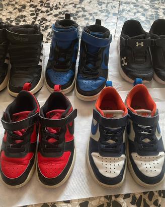 Lotto 5 paia scarpe bambino- taglie varie