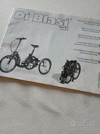Triciclo pieghevole per adulti 