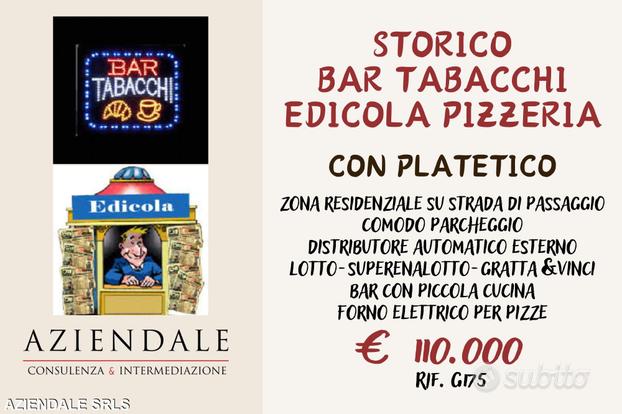 Storica attivita bar-tabacchi-edicola a legnago