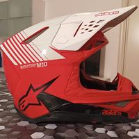 casco cross Alpinestars s m10 taglia L
