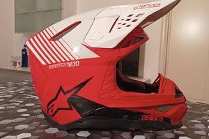 casco cross Alpinestars s m10 taglia L