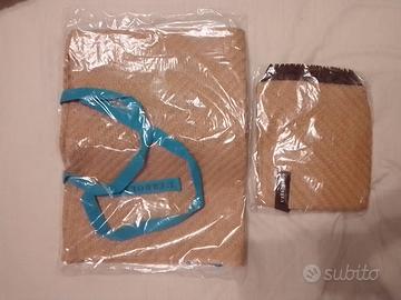 L'Erbolario set Borsa mare+pochette -NUOVO-