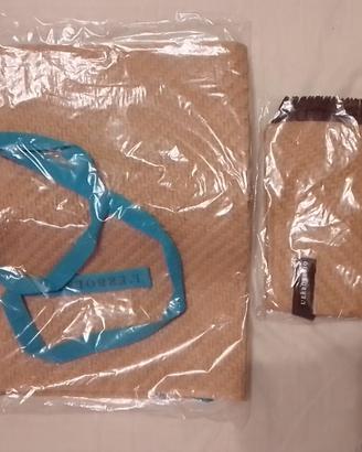 L'Erbolario set Borsa mare+pochette -NUOVO-