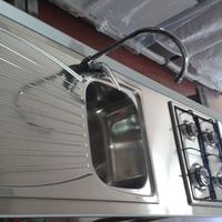 Piani top cucina acciaio inox-sportelli per mobili