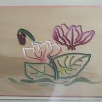 Fiori dipinti a mano