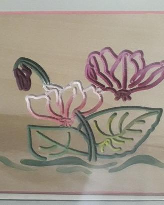 Fiori dipinti a mano