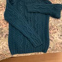 Maglione Dolce&Gabbana FATTO A MANO blu intenso