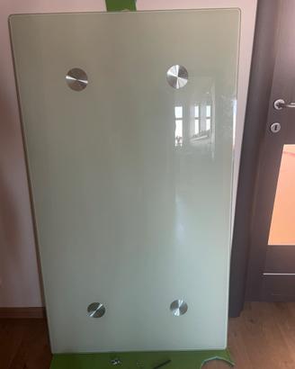 Scrivania/Tavolo in Vetro Verde Acqua - Eleganza