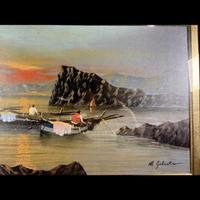 quadro dipinto olio su tela Galanti M. 