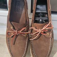 Sebago Docksides Portland nubuck marrone