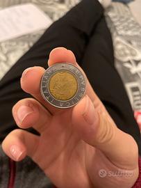 moneta da 500 lire da collezione