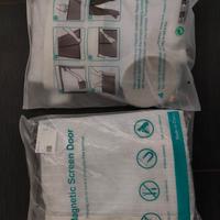 Due zanzariere magnetiche per finestre  150*145