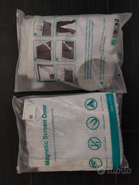 Due zanzariere magnetiche per finestre  150*145