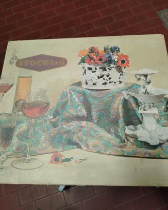 scatola vintage pubblicitaria Stock