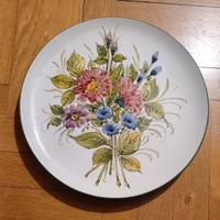 Piatto floreale da appendere