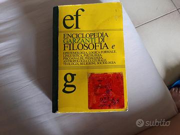 ENCICLOPEDIA GARZANTI DI FILOSOFIA e EPISTEMOLOGIA