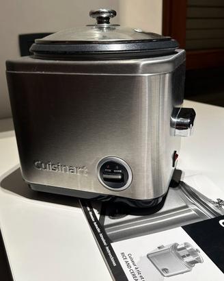 Cuociriso e Cereali Cuisinart CRC800E in acciaio