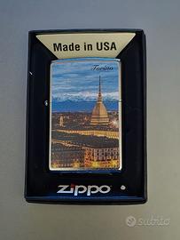 Zippo Originale TORINO Skyline Alpi e Mole  MINT