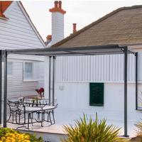 Pergola in acciaio, estensibile