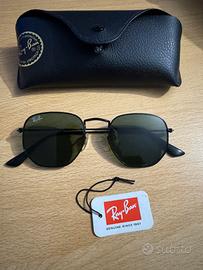 Rayban Exagonal Neri come NUOVI!