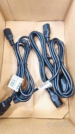 Set 3 Cavi di Alimentazione PC/Monitor - IEC C13 a