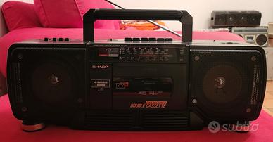 Radio stereo boombox sharp revisionato