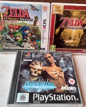 giochi nintendo  zelda NUOVI e sigillati ecc 