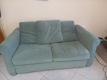 divano 2 posti 180cm , + altra copertura canapa