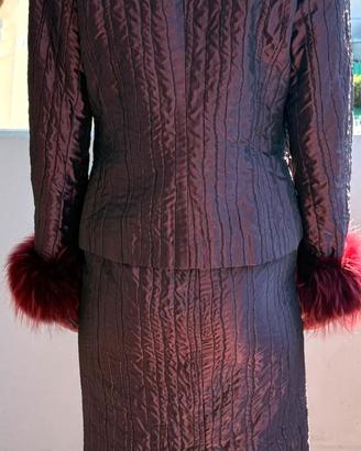 TAILLEUR DONNA COLORE BORDEAUX
