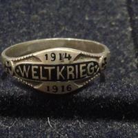 Anello Argento WW1 Croce Germania Prussia