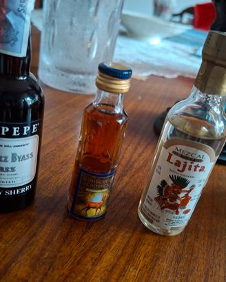 Tio Pepe, St. Hubertus, Mezcal