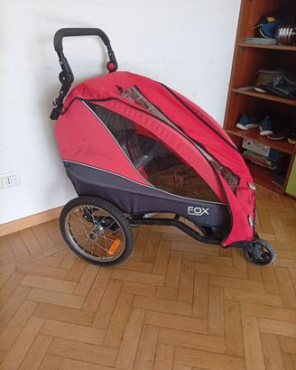 Carrello rimorchio per bicicletta modello Fox.