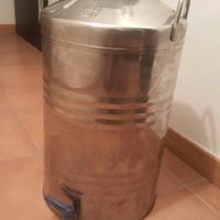Fusto olio/vino in acciaio nuovo