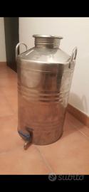 Fusto olio/vino in acciaio nuovo