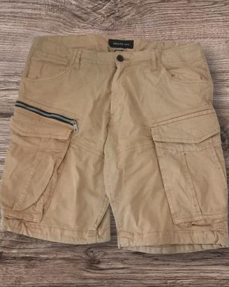 Pantaloncini Cargo smog originale taglia S Beige 