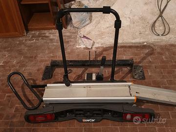Porta moto da gancio traino