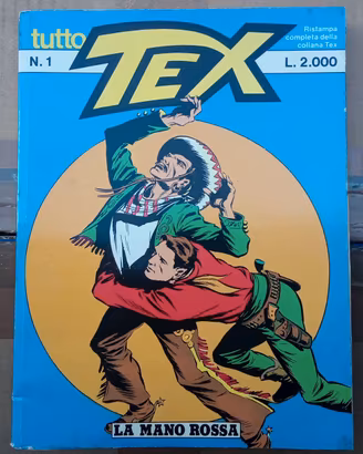 Fumetti TUTTO TEX nn. 1/375 a 70 euro (19 cent.)