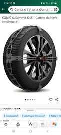 catene neve Koning k-summit K45