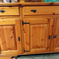 credenza 8 ante tota arte povera in Pino naturale 