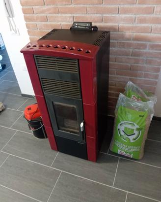 stufa a pellet palazzetti ecofire 14kw