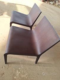 Poltroncine "Foglia" design Marco Ferreri Billiani