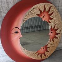 Specchio etnico decorativo – pezzo unico – 100 cm