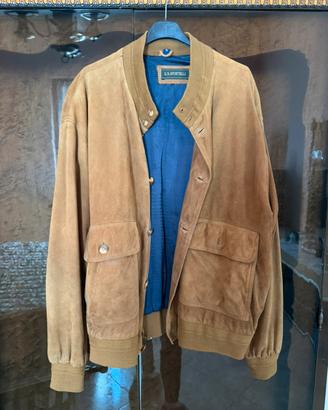 Bomber G.B. Sportelli in Vera Pelle Scamosciata