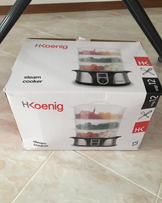Vaporiera elettica H.Koenig 12L-Nuova in scatola